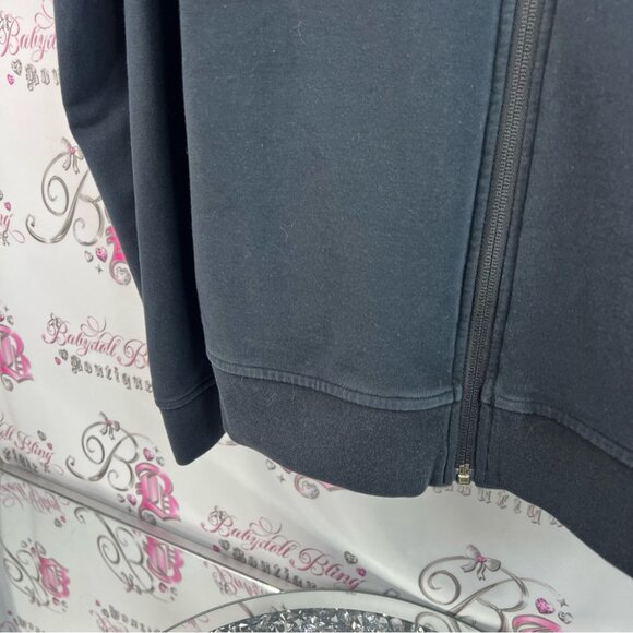 lululemon athletica sweater zip up white cap pockets Black hoodie hooded - Picture 3 of 11